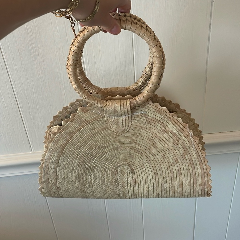 Straw bag
